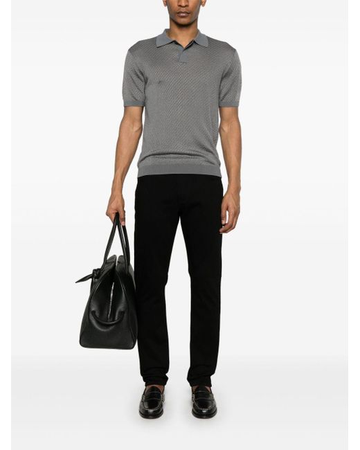 Polo di Emporio Armani in Gray da Uomo