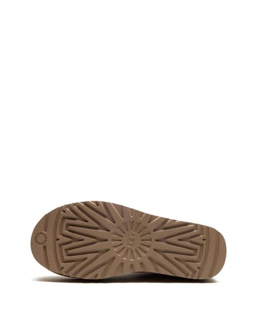 Stivali Ultra Mini Con Plateau Sabbia di UGG DONNA in Natural