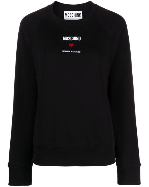 Felpa di Moschino in Black
