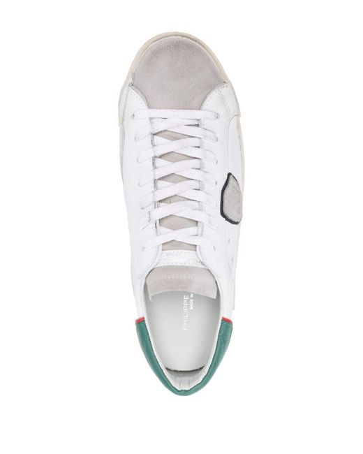 Sneakers Prsx Bianche/ Verdi Uomo di Philippe Model in White da Uomo