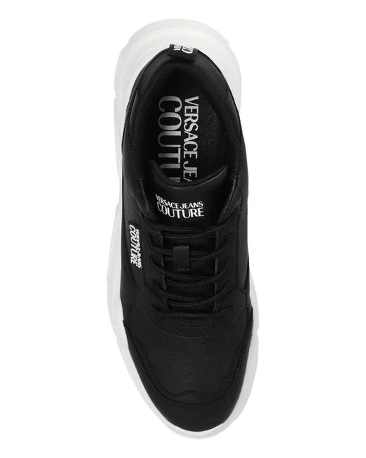 Sneakers Speedtrack Dis. Sc2/Bianco di Versace Jeans in Black
