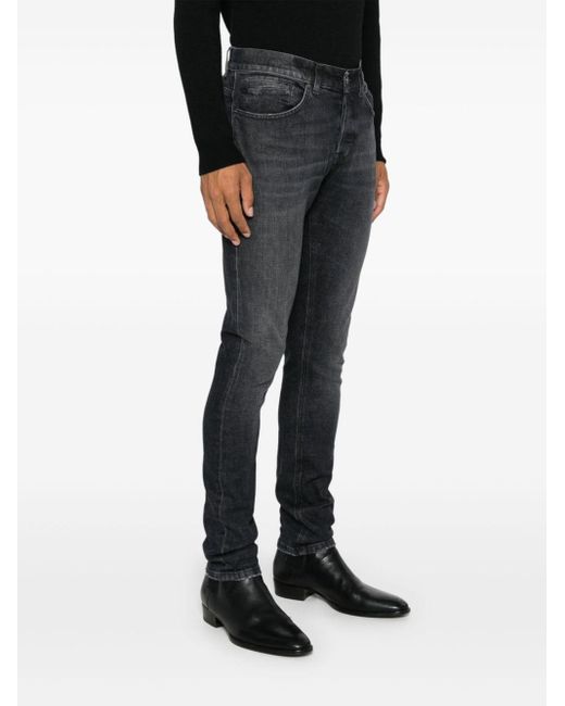 Up232Ds0215Hs9999 di Dondup in Black da Uomo