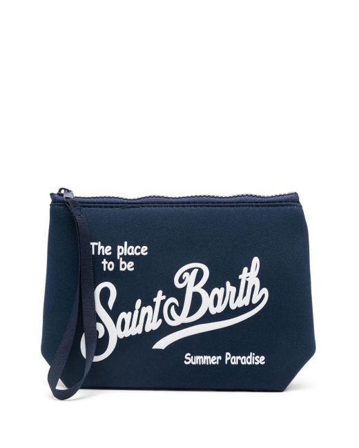 Pochette Aline Blu di Mc2 Saint Barth in Blue