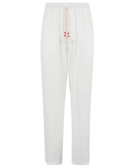 Pantalone Calais di Mc2 Saint Barth in White da Uomo