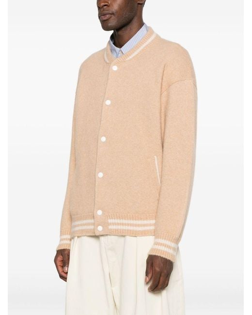 Bomber Cammello di Laneus in Natural da Uomo