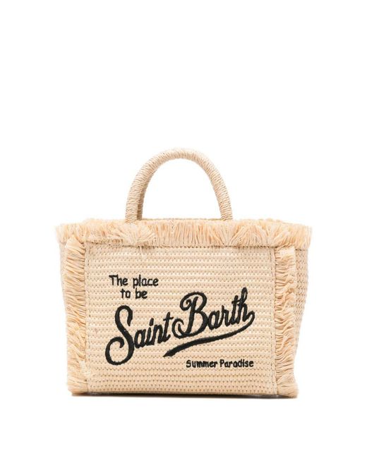 Borsa Tote di Mc2 Saint Barth in Natural