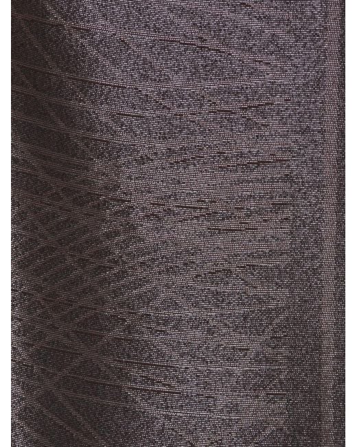 Scialle Con Stampa Geometrica di Elisabetta Franchi in Brown