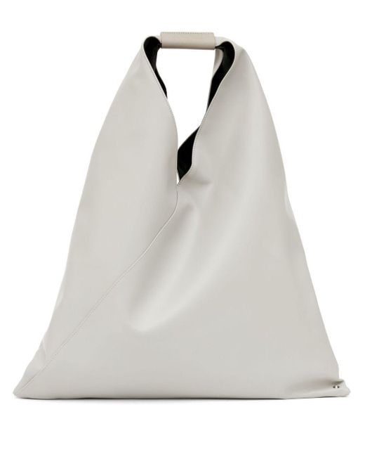 Borsa Japanase Ghiaccio di MM6 by Maison Martin Margiela in White