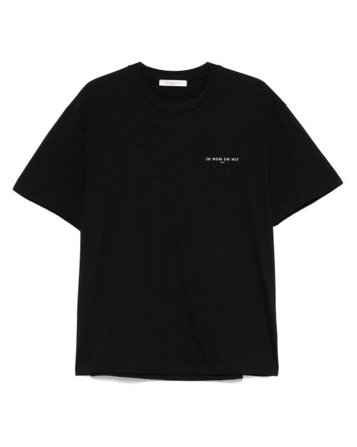 T-Shirt Nera Mask Authentic Retro di Ih Nom Uh Nit in Black da Uomo