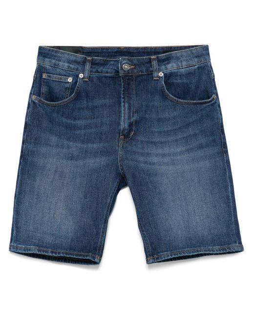 Bermuda Derick Scuro di Dondup in Blue da Uomo