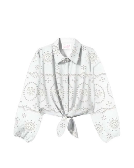 Camicia Febe di Mc2 Saint Barth in White
