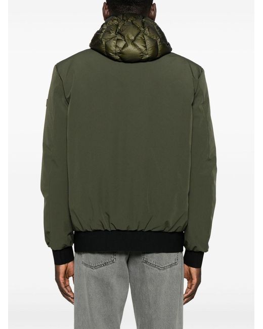Giacca Muschio Imbottita Trapuntata di Peuterey in Green da Uomo