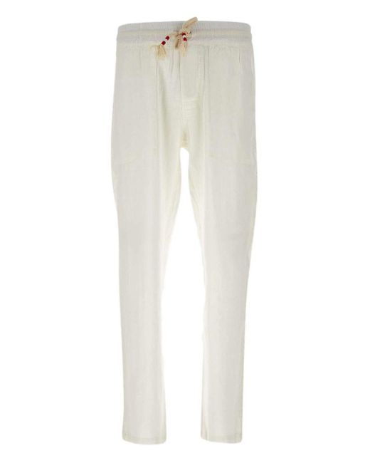 Pantalone Calais di Mc2 Saint Barth in White da Uomo