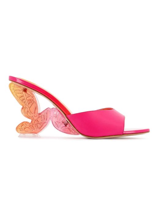 Sandali Paloma Mid Mule Surnire di Sophia Webster in Pink