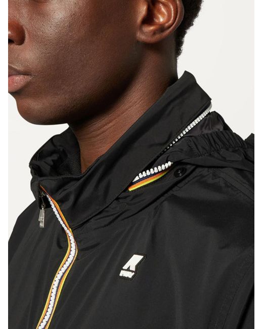 Giubbino Amury Stretch Nylon Jearsy di K-Way in Black da Uomo