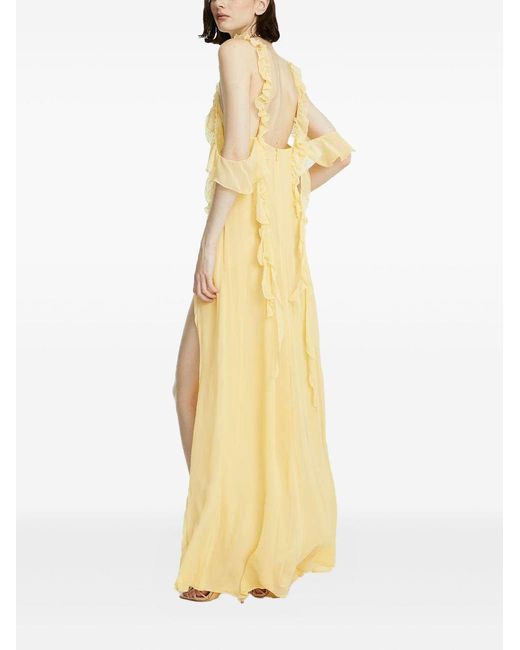 Abito Giallo di Celeste in Metallic