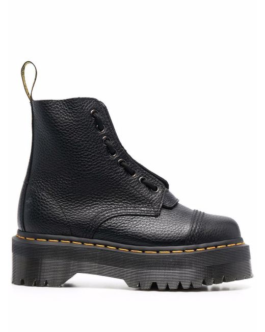 Stivali Platform di Dr. Martens in Black