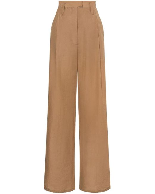 Pantalone A Vita Alta di PHILOSOPHY DONNA in Natural