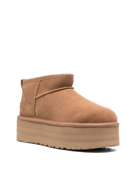 Stivali Ugg Ultra Mini Con Plateau di UGG DONNA in Brown