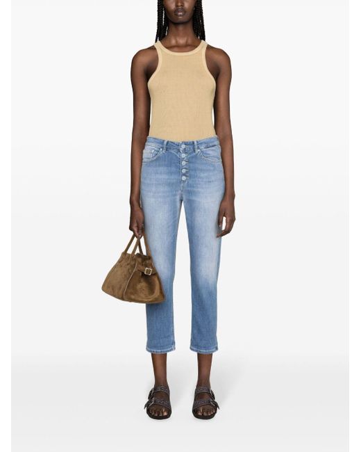 Jeans Koons Bottoni Gioiello di Dondup in Blue