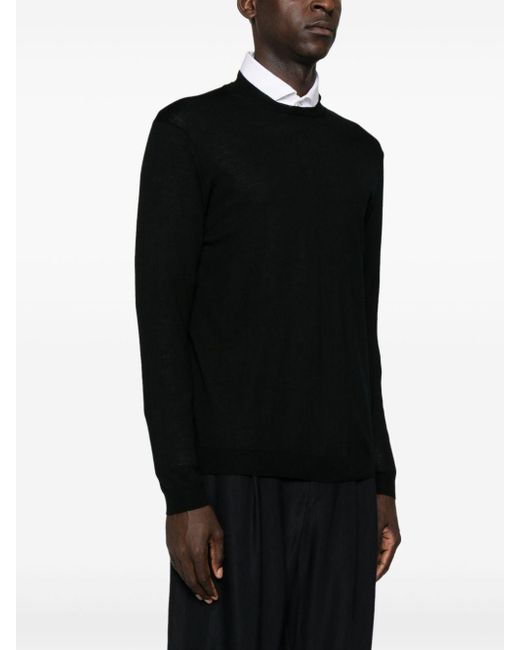 Maglione K139 di Low Brand in Black da Uomo