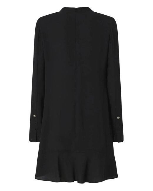 Abito Corto Con Ruches di Pinko in Black