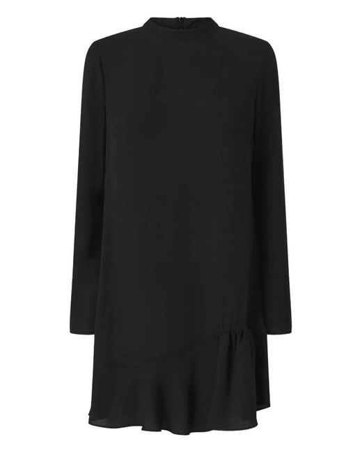 Abito Corto Con Ruches di Pinko in Black