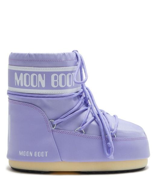 Stivale Donna Low Naylon di Moon Boot in Blue