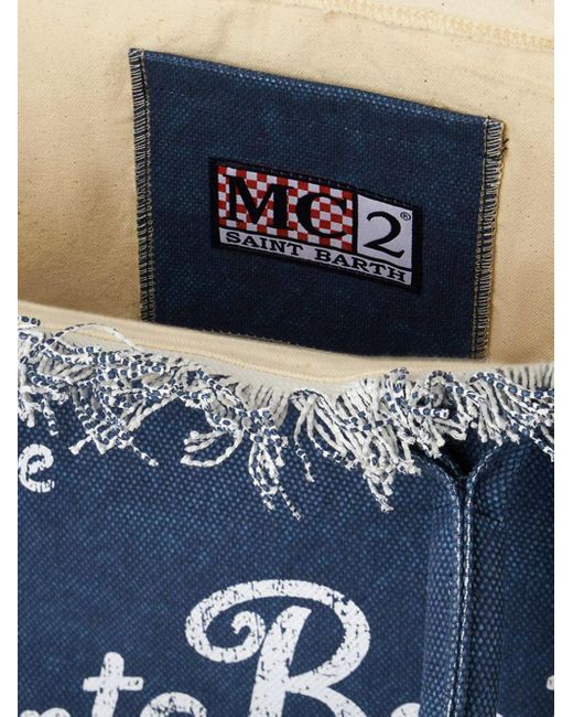 Borsa A Spalla Vanity di Mc2 Saint Barth in Blue