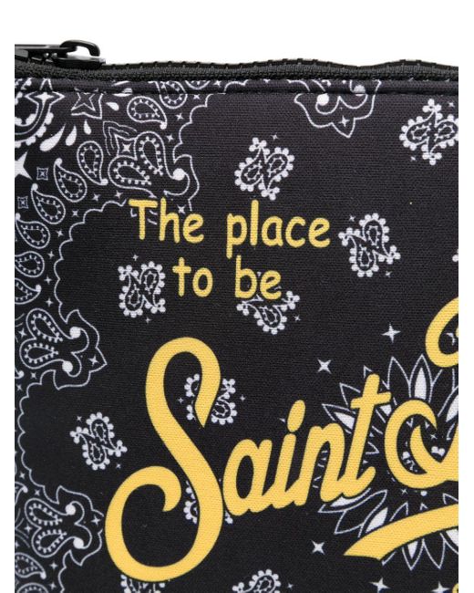Pochette Aline Nera Fantasia Bandana di Mc2 Saint Barth in Black