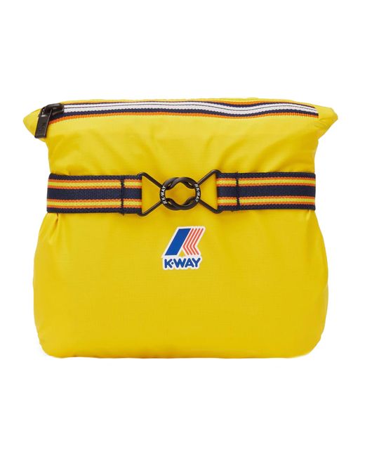 Le Vrai 3.0 Claude di K-Way in Yellow da Uomo