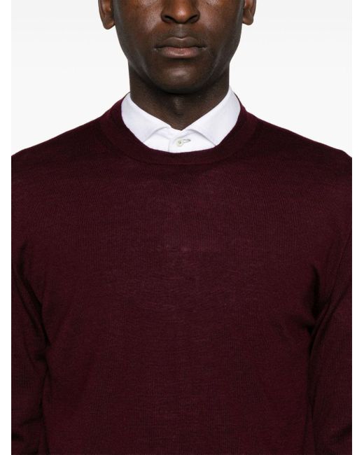 Maglione K139 di Low Brand in Purple da Uomo