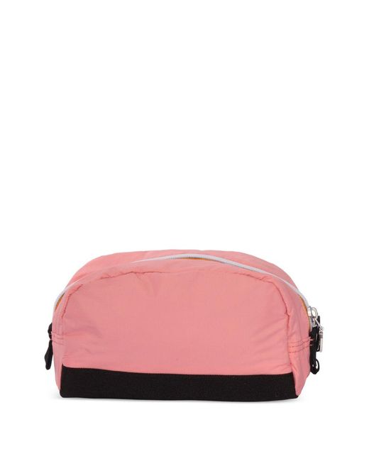Beauty Case Con Base Rigida di K-Way in Pink da Uomo