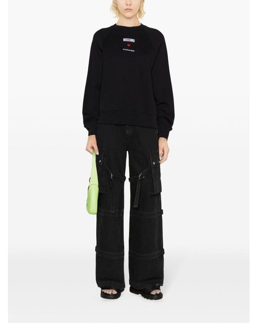 Felpa di Moschino in Black