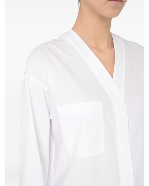 Camicia Yole A V di Max Mara in White