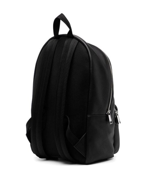 Zaino Con Logo Frontale Inciso di Boss in Black da Uomo