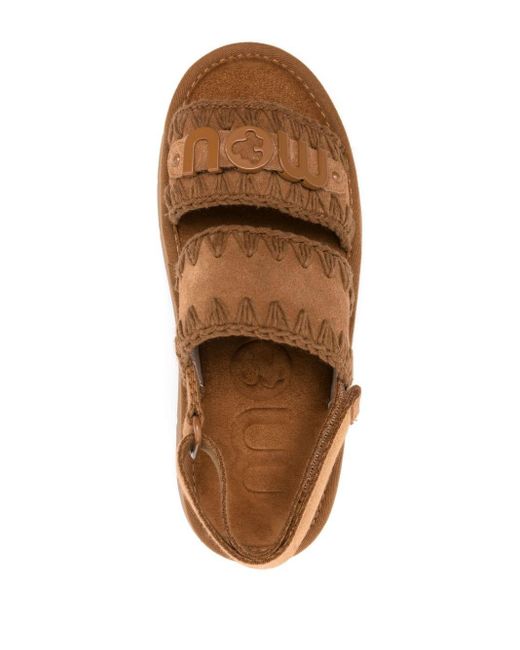Bounce Sandal Monochrome di Mou in Brown