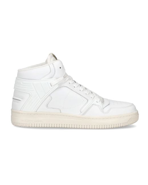 Sneaker Mid La Grande Bianca di Philippe Model in White da Uomo