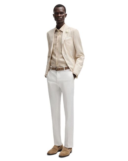 Pantalone C-Genius Fromale di Boss in White da Uomo
