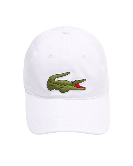 Cappello Big Logo di Lacoste in White da Uomo