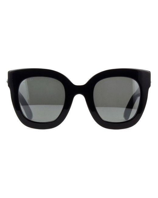 Gucci GG0208S 002 - As Seen On Olivia Attwood \u0026 Dakota Johnson in Black -  Save 4% | Lyst UK