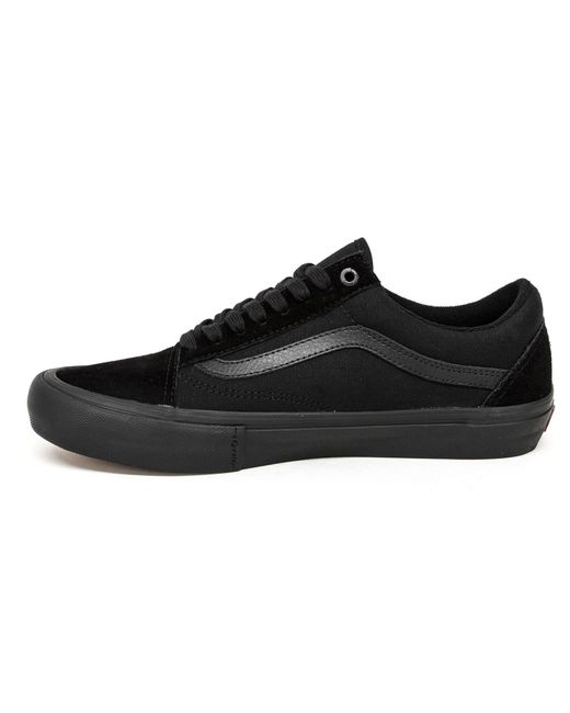 vans black old skool pro
