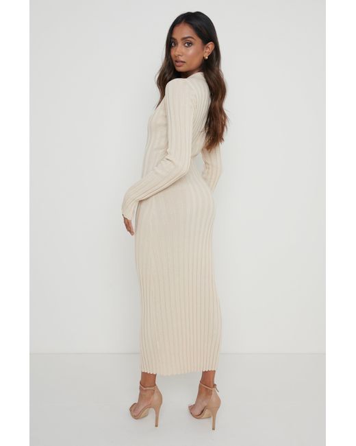 Midaxi hot sale ribbed dress