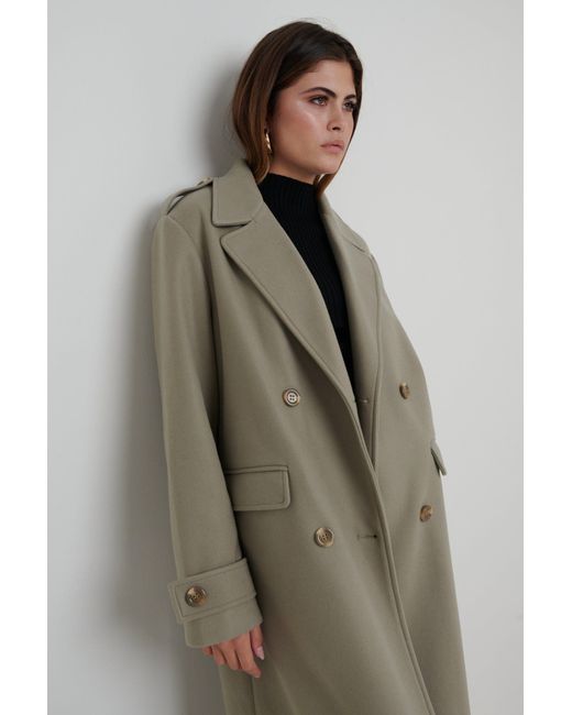 Pretty Lavish Harice Oversized Tailored Coat | Lyst