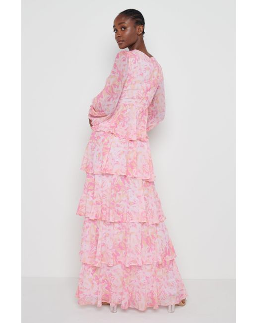 Missguided pink maxi dress cheap