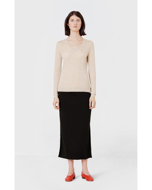 Download Pringle of Scotland Lightweight V-neck Cashmere Jumper In ...