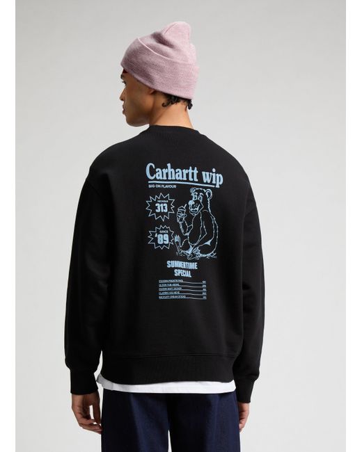 Bonnet en maille côtelée Carhartt pour homme en coloris Pink