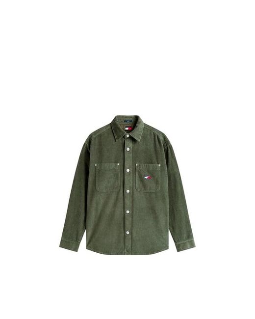 Chemise En Velours Côtelé En Coton Tommy Hilfiger pour homme en coloris Green