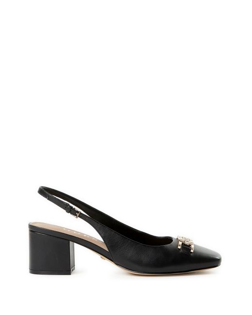 Slingback en cuir Guess en coloris Black