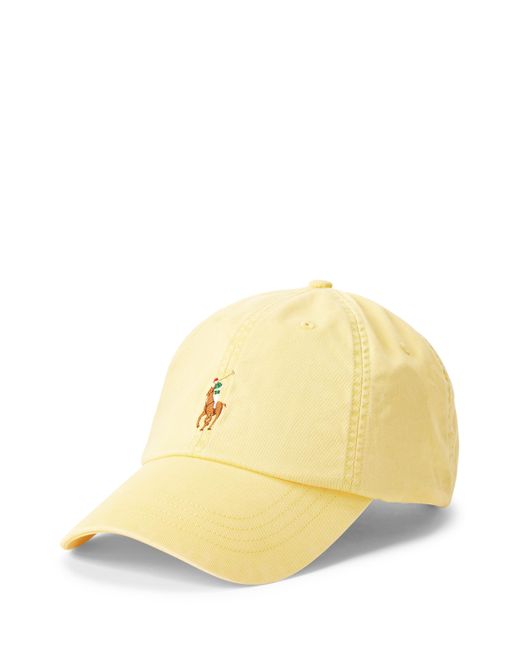Casquette à logo en coton Polo Ralph Lauren pour homme en coloris Yellow